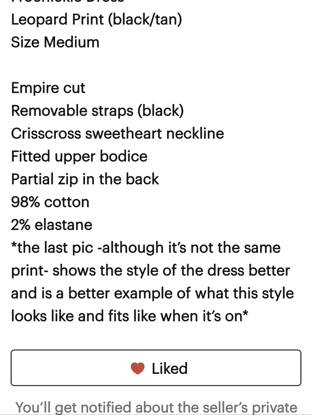 VOLCOM LEOPARD STRAPLESS DRESS - Picture 9 of 9